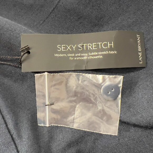 Lane Bryant Navy Boot Cut Pants, plus size 28s - Picture 7 of 11